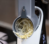 Robots de cuisine Jupiter Râpe à légumes en métal mySystem, combinaison avec entraînement système (bloc moteur) et minuterie enfichable, coupe-légumes, râpe à fromage, trancheuse, coupe-fruits, acier inoxydable
