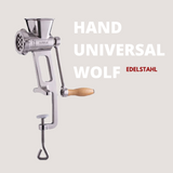 Edelstahlmesser 4-flüglich, für Universalwolf, Fleischwolf MySystem, KitchenAid, SMEG oder Kenwoodvorsatz