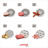 Universalwolf Vorsatz für KitchenAid Lochscheiben für Fleisch