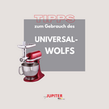 Universalwolf Vorsatz für KitchenAid mit Wurstfüllhorn und Spritzgebäckvorsatz