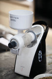 Jupiter Küchenmaschinen mySystem Getreidemühle mit Steinmahlwerk Kombi inklusive Systemantrieb (Motorblock) und steckbarem Timer