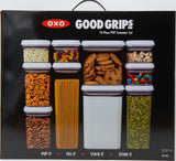 OXO Good Grips mehrteiliges Pop-Container-Set, Kunststoff, weiß