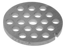 Perforated disk size 5.6mm for all universal grinder attachments from Jupiter, KitchenAid, SMEG, mySystem and Jupiter handheld universal grinder