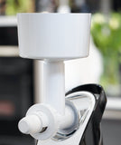 Jupiter Küchenmaschinen mySystem Getreidemühlen- /Kaffeemahl-Vorsatz mit Stahlkegelmahlwerk Kombi inklusive Systemantrieb (Motorblock) und steckbarem Timer