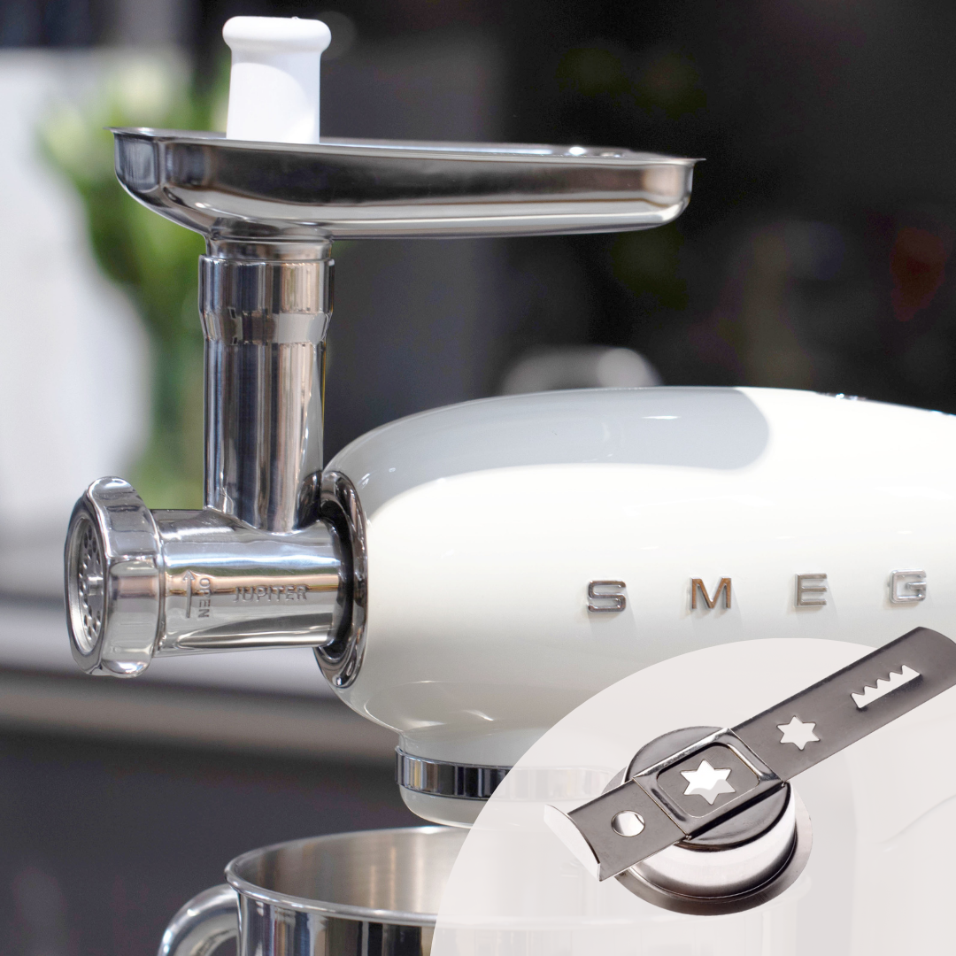 Jupiter kitchen machines original meat grinder universal grinder attachment made of stainless steel compatible with SMEG Kenwood kitchen machines Jupiter Markenshop